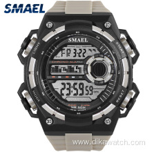 SMAE Luxury Brand Men Digital Wristwatches LED Display